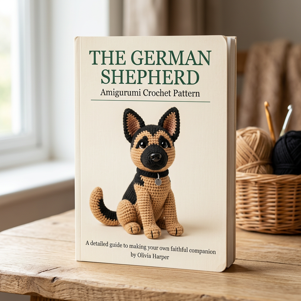 The German Shepherd Crochet Pattern PDF