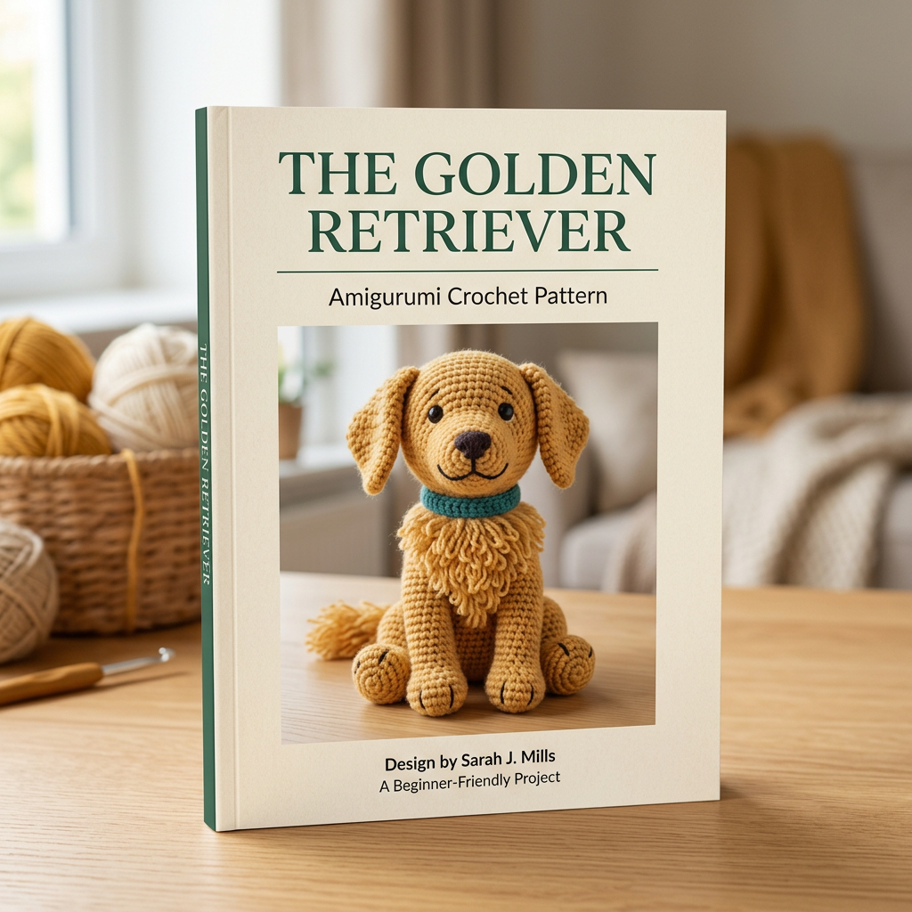 The Golden Retriever Crochet Pattern PDF