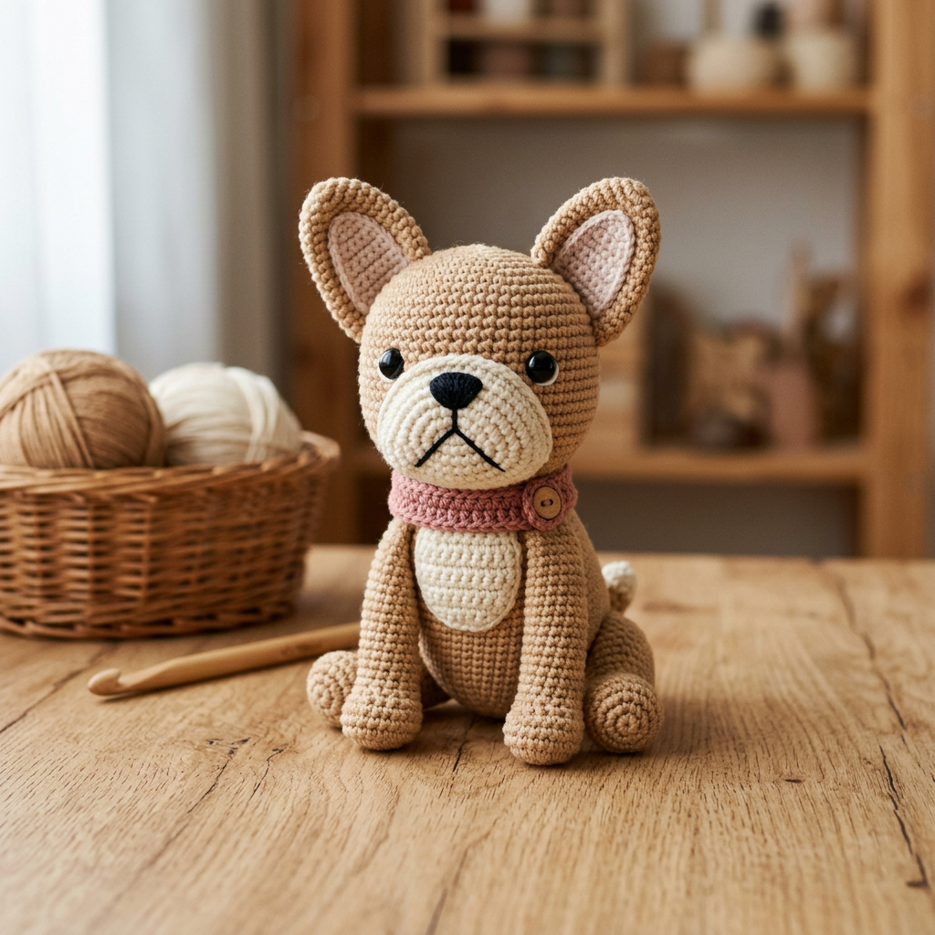 The French Bulldog Crochet Pattern PDF